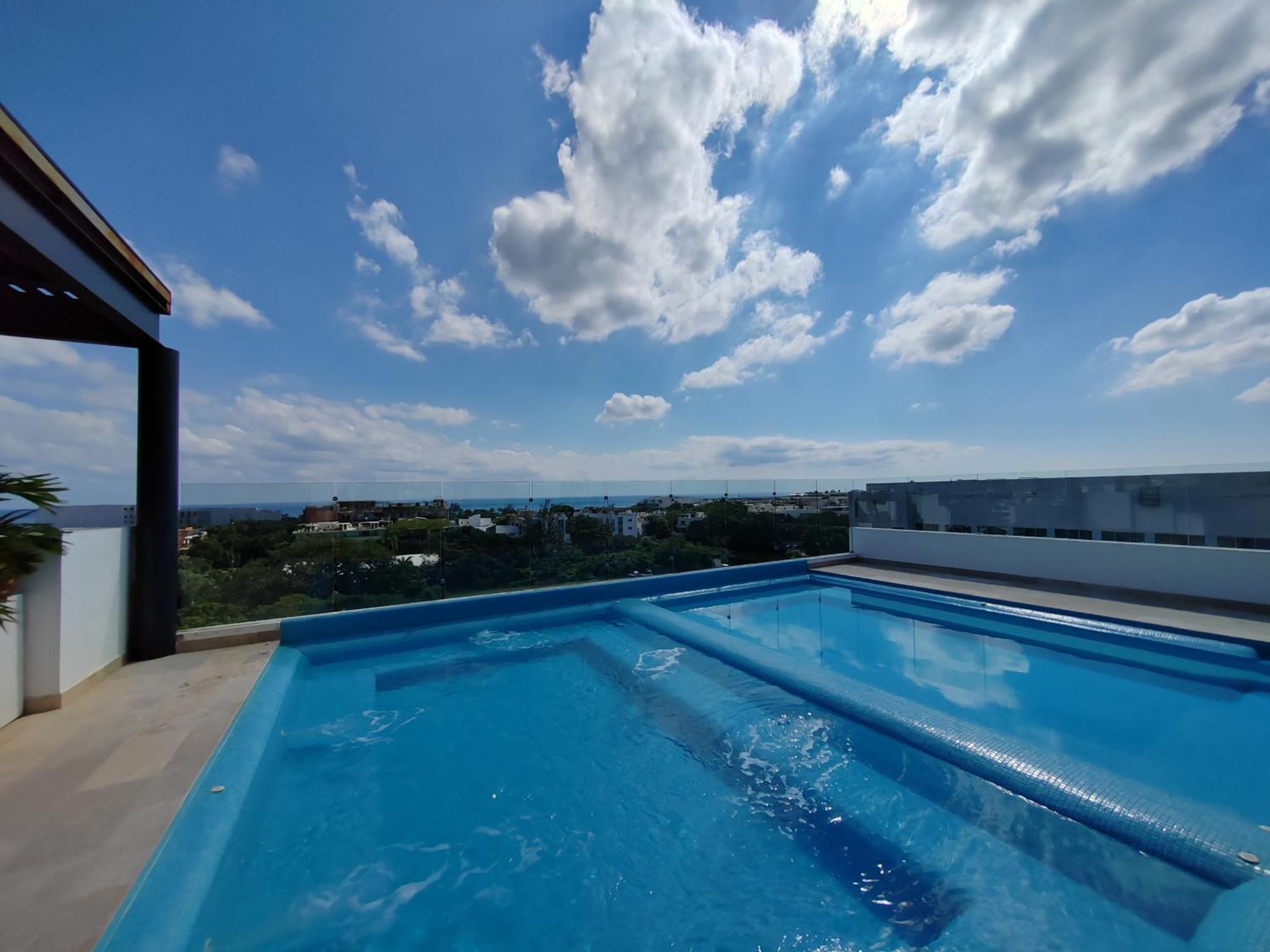 New & Equipped Apartment Steps From The Beach With Pool Jacuzzi By Yeah Плая дел Кармен Стая снимка